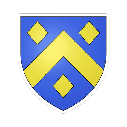 Blason famille de Tezzi (Italy) (Coat of Arms) STICKER Vinyl Kiss-Cut Decal 4 Inch White - The Sticker Space