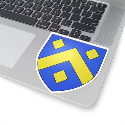 Blason famille de Tezzi (Italy) (Coat of Arms) STICKER Vinyl Kiss-Cut Decal - The Sticker Space
