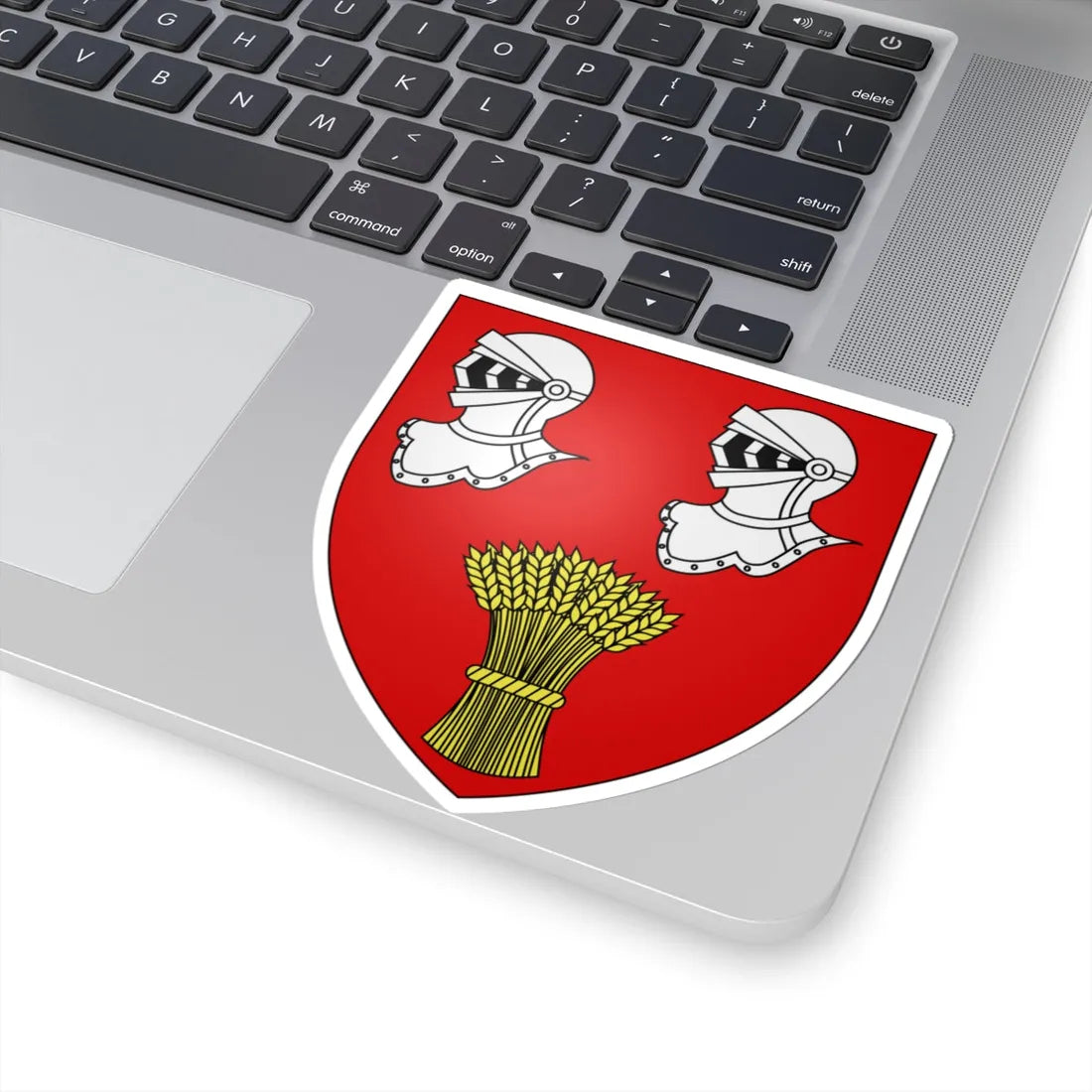 Blason famille en Cholmondeley (England) (Coat of Arms) STICKER Vinyl Kiss-Cut Decal - The Sticker Space