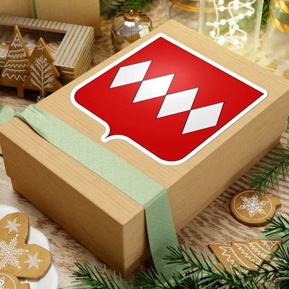 Blason famille en de Carteret duché de Normandie (England) (Coat of Arms) STICKER Vinyl Kiss-Cut Decal - The Sticker Space