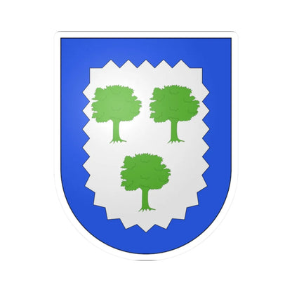 Blason famille es Abadiano (Spain) (Coat of Arms) STICKER Vinyl Kiss-Cut Decal 2 Inch White - The Sticker Space