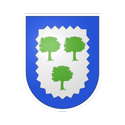 Blason famille es Abadiano (Spain) (Coat of Arms) STICKER Vinyl Kiss-Cut Decal 3 Inch White - The Sticker Space