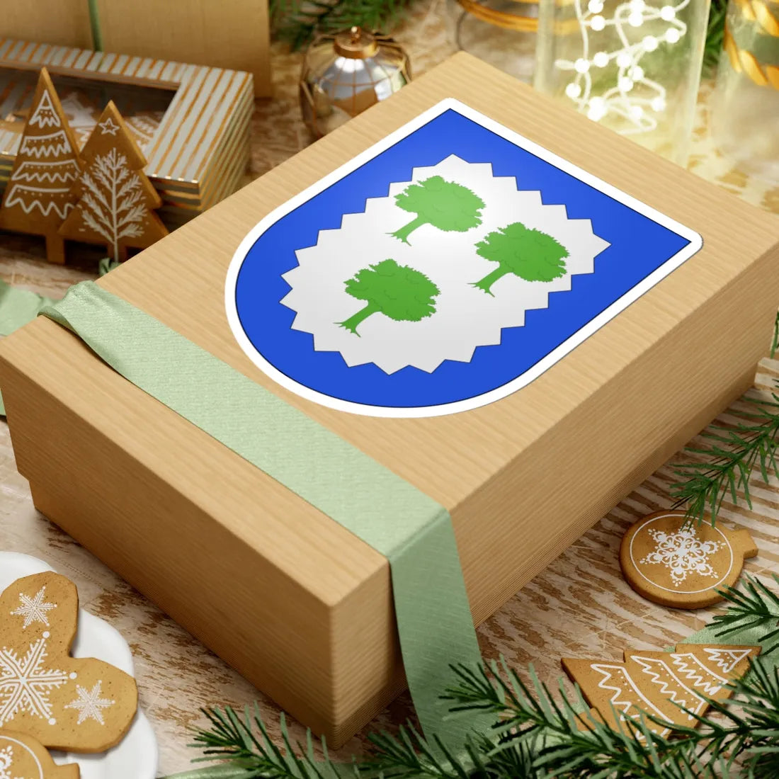 Blason famille es Abadiano (Spain) (Coat of Arms) STICKER Vinyl Kiss-Cut Decal - The Sticker Space