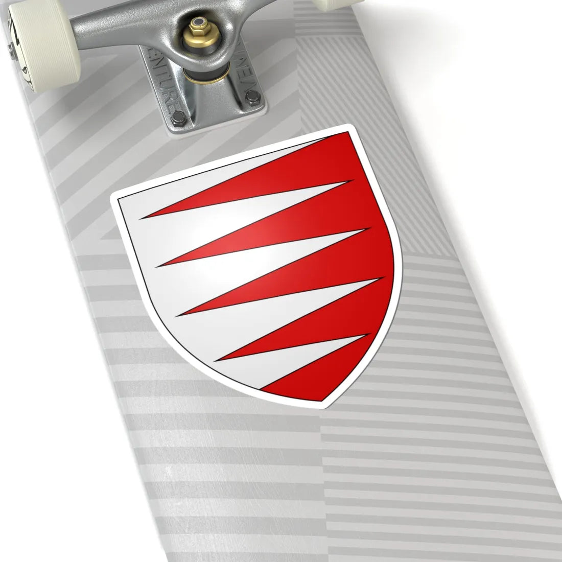 Blason famille fl de Landas (France) (Coat of Arms) STICKER Vinyl Kiss-Cut Decal - The Sticker Space