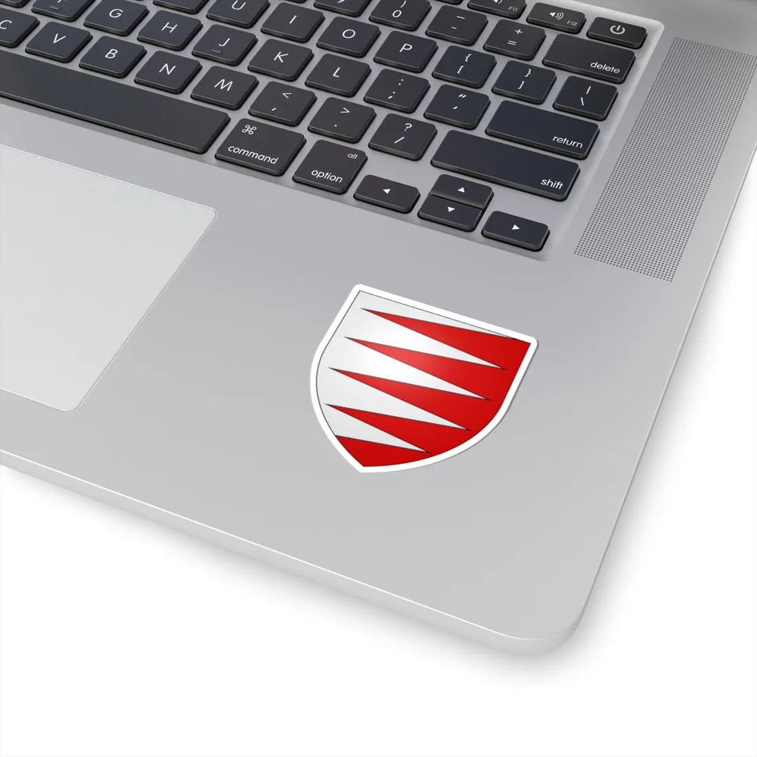 Blason famille fl de Landas (France) (Coat of Arms) STICKER Vinyl Kiss-Cut Decal - The Sticker Space