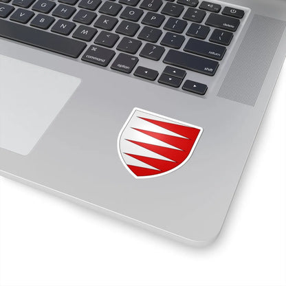 Blason famille fl de Landas (France) (Coat of Arms) STICKER Vinyl Kiss-Cut Decal - The Sticker Space