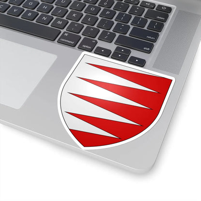 Blason famille fl de Landas (France) (Coat of Arms) STICKER Vinyl Kiss-Cut Decal - The Sticker Space