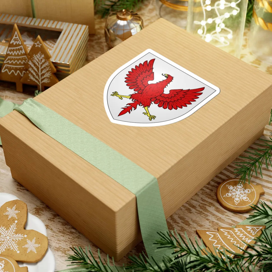 Blason famille fr Abbé (France) (Coat of Arms) STICKER Vinyl Kiss-Cut Decal - The Sticker Space