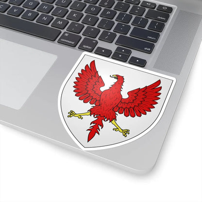 Blason famille fr Abbé (France) (Coat of Arms) STICKER Vinyl Kiss-Cut Decal - The Sticker Space
