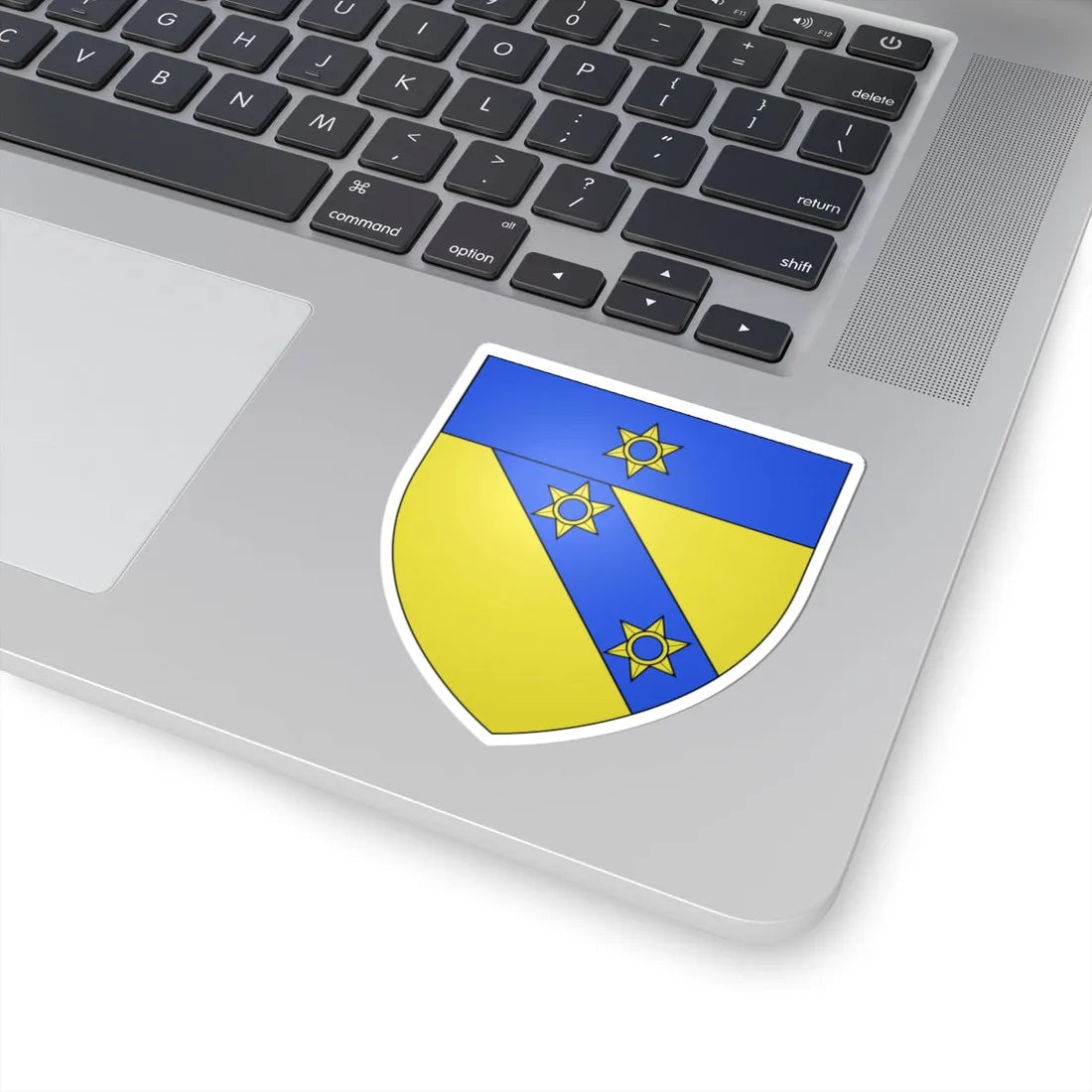 Blason famille fr ABEL (France) (Coat of Arms) STICKER Vinyl Kiss-Cut Decal - The Sticker Space