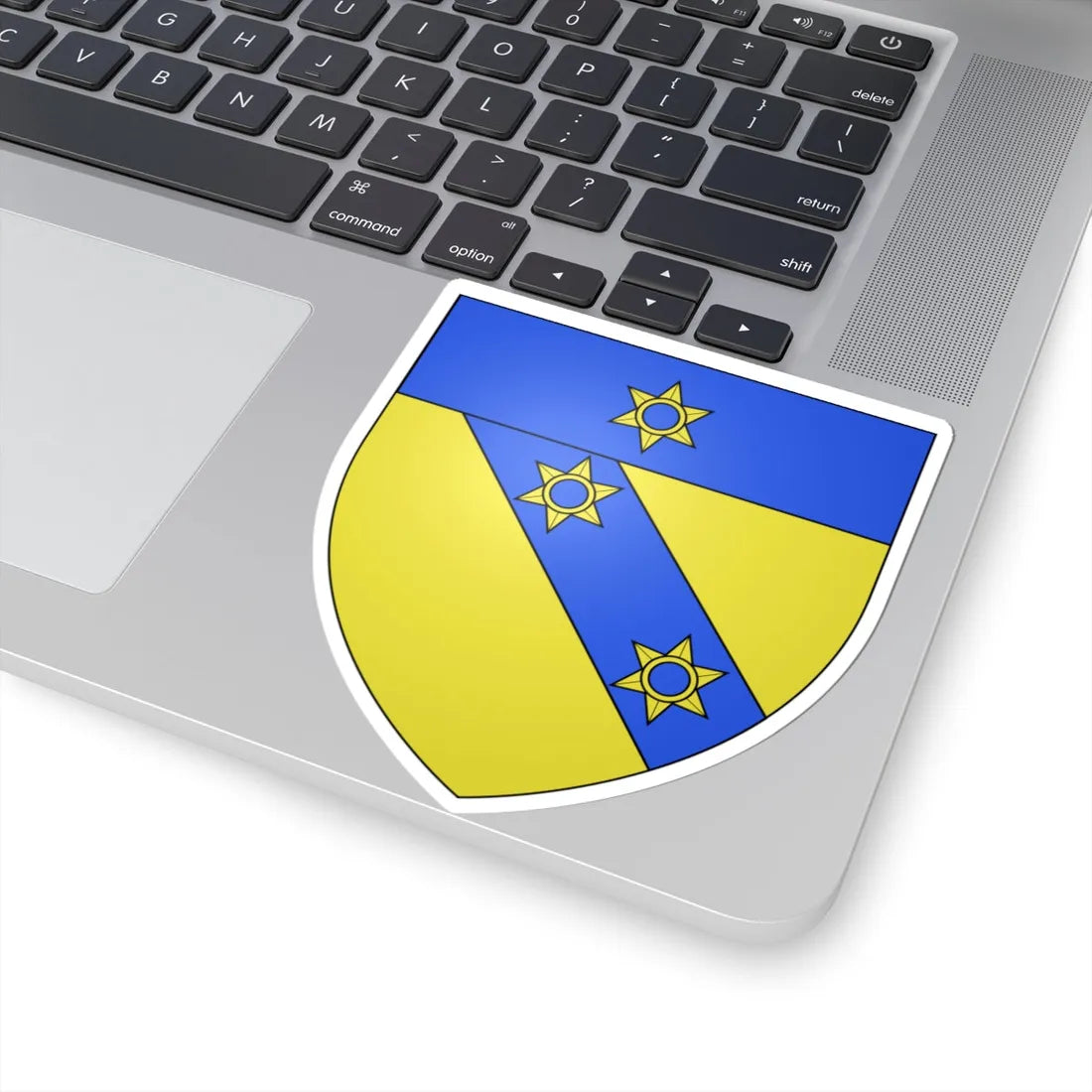 Blason famille fr ABEL (France) (Coat of Arms) STICKER Vinyl Kiss-Cut Decal - The Sticker Space