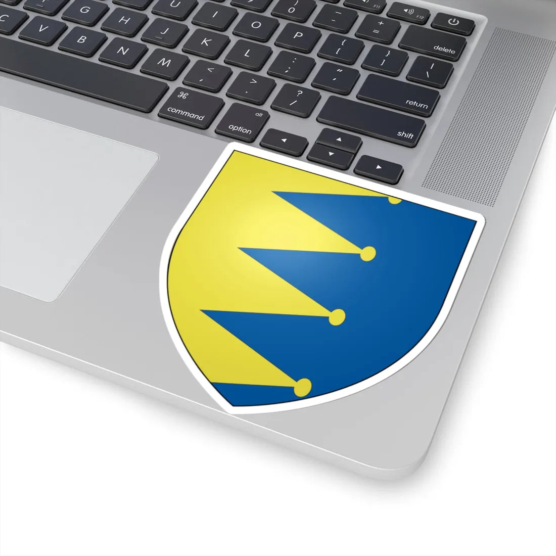 Blason famille fr ABON (France) (Coat of Arms) STICKER Vinyl Kiss-Cut Decal - The Sticker Space