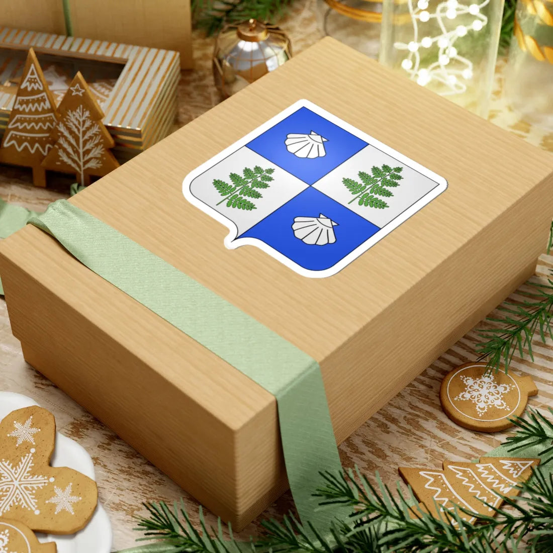 Blason famille fr Abot (France) (Coat of Arms) STICKER Vinyl Kiss-Cut Decal - The Sticker Space