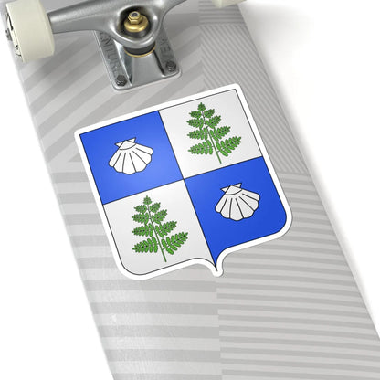 Blason famille fr Abot (France) (Coat of Arms) STICKER Vinyl Kiss-Cut Decal - The Sticker Space