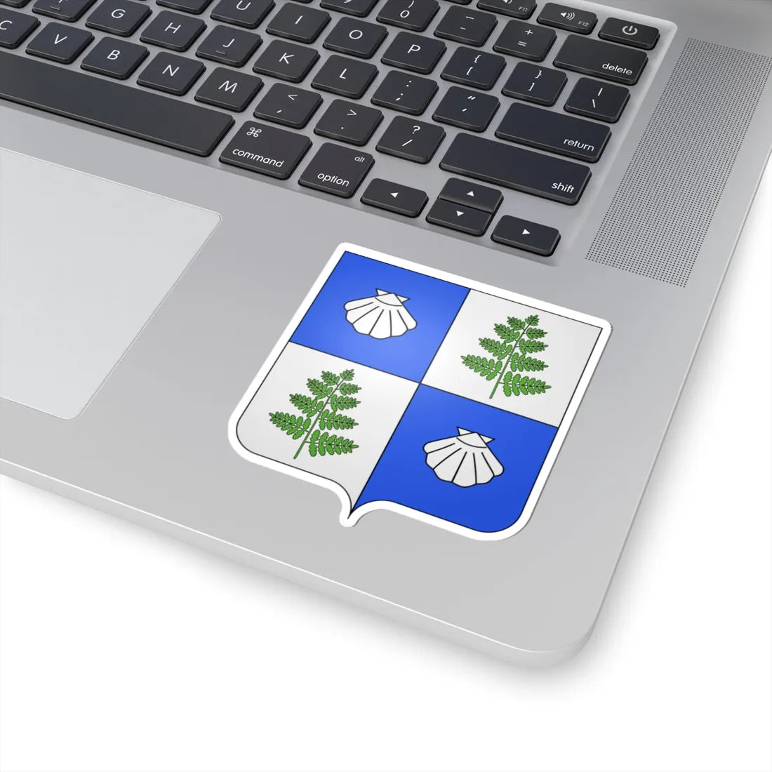 Blason famille fr Abot (France) (Coat of Arms) STICKER Vinyl Kiss-Cut Decal - The Sticker Space