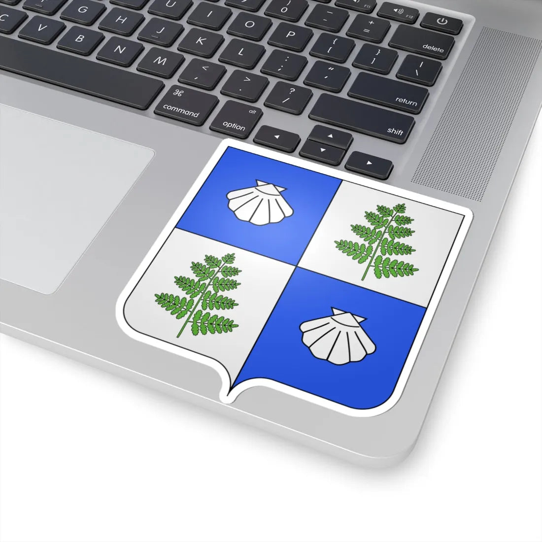 Blason famille fr Abot (France) (Coat of Arms) STICKER Vinyl Kiss-Cut Decal - The Sticker Space