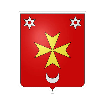 Blason Famille fr Absolu (France) (Coat of Arms) STICKER Vinyl Kiss-Cut Decal 2 Inch White - The Sticker Space