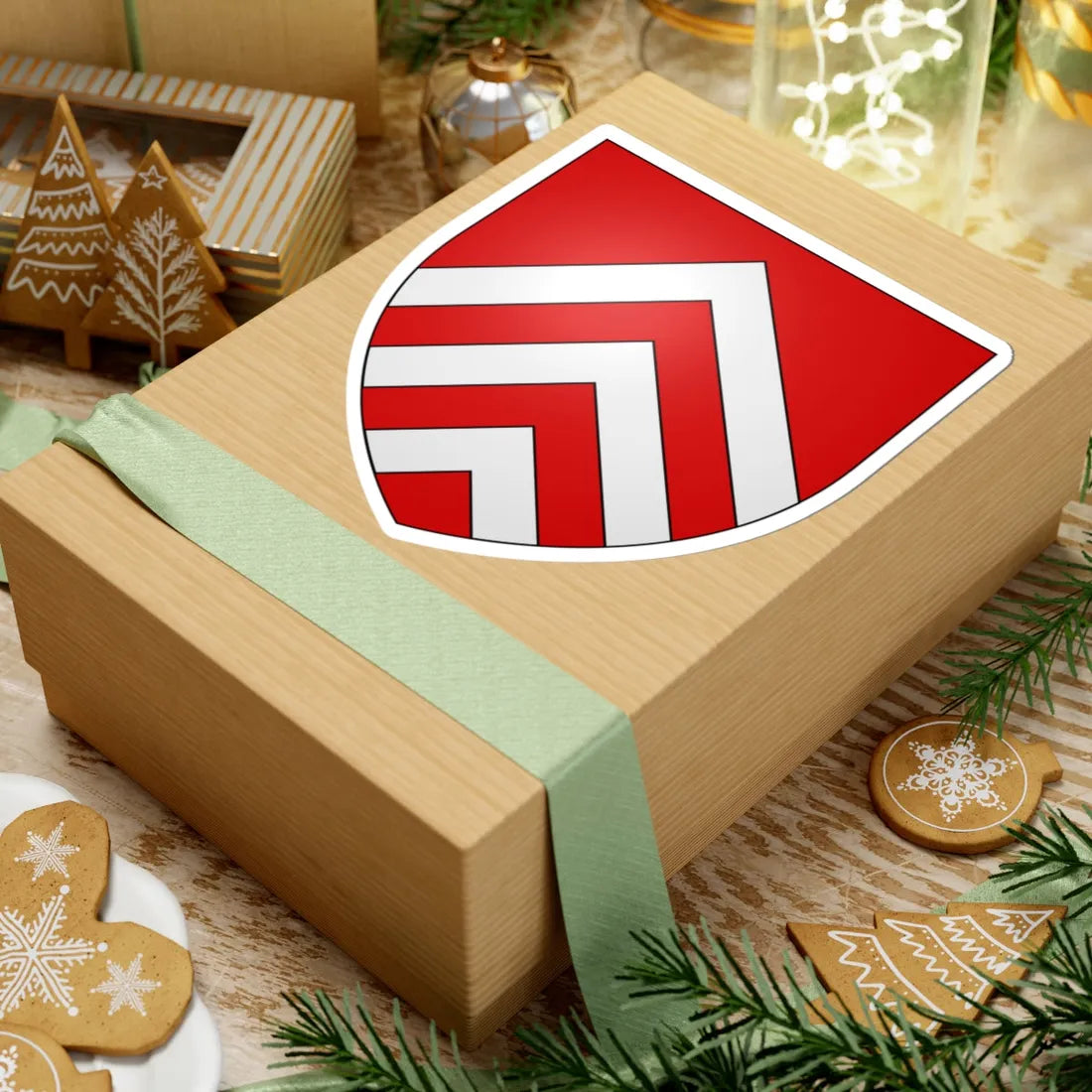 Blason famille fr ACHY (France) (Coat of Arms) STICKER Vinyl Kiss-Cut Decal - The Sticker Space