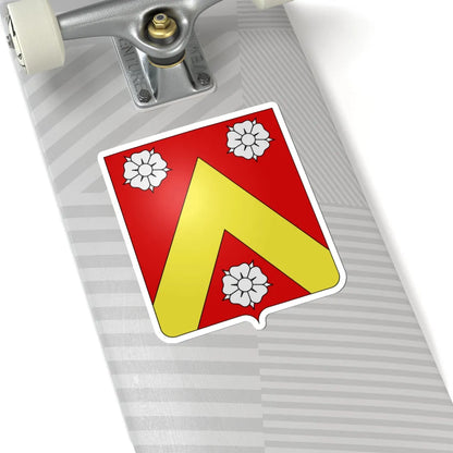 Blason famille fr Adam dOrville (France) (Coat of Arms) STICKER Vinyl Kiss-Cut Decal - The Sticker Space