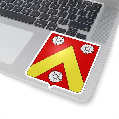 Blason famille fr Adam dOrville (France) (Coat of Arms) STICKER Vinyl Kiss-Cut Decal - The Sticker Space