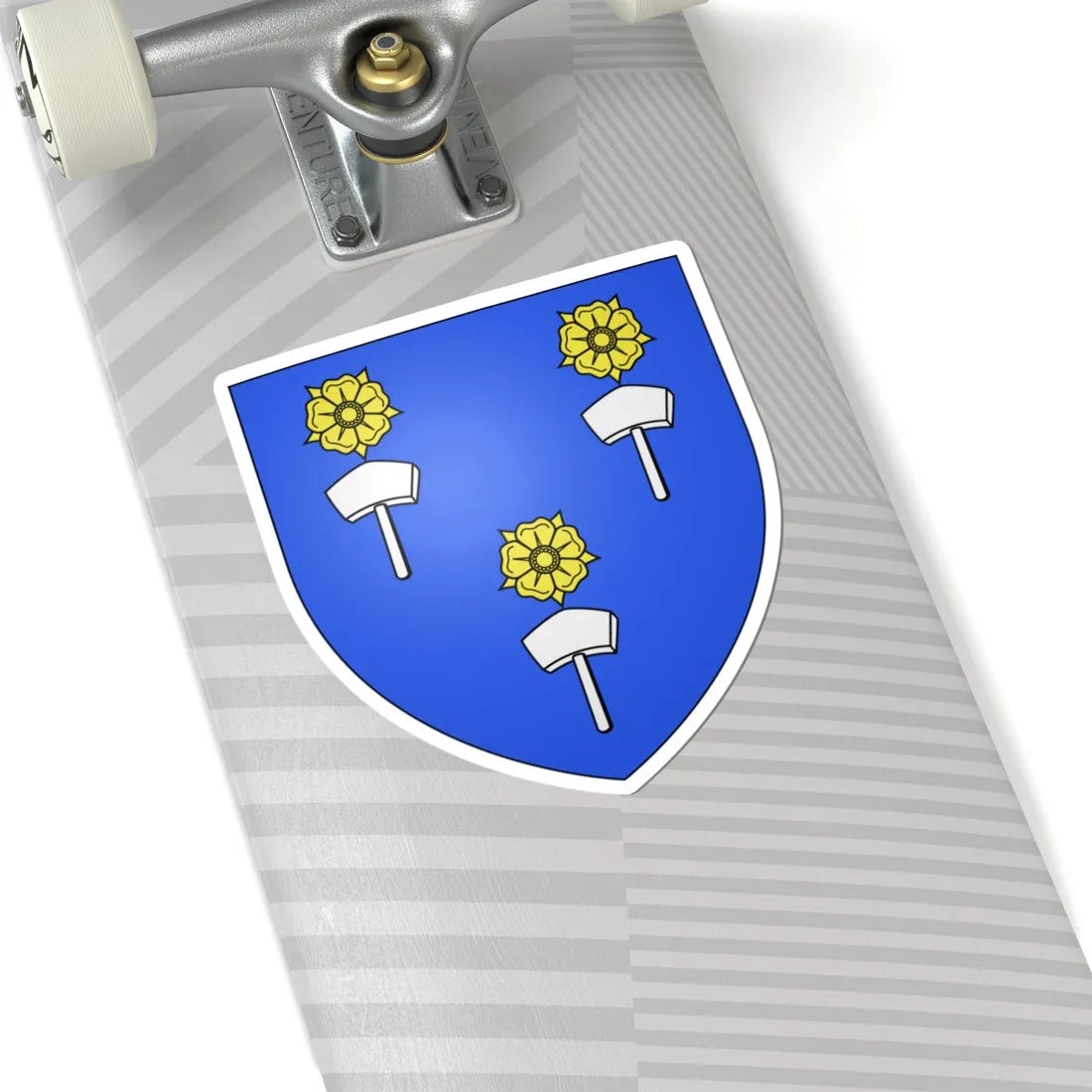 Blason famille fr Adam (France) (Coat of Arms) STICKER Vinyl Kiss-Cut Decal - The Sticker Space