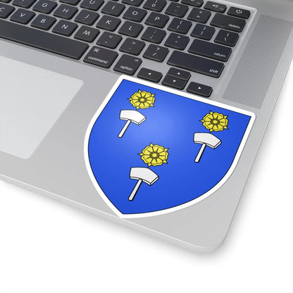 Blason famille fr Adam (France) (Coat of Arms) STICKER Vinyl Kiss-Cut Decal - The Sticker Space