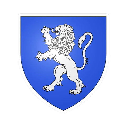 Blason famille fr adam Poitou (France) (Coat of Arms) STICKER Vinyl Kiss-Cut Decal 2 Inch White - The Sticker Space