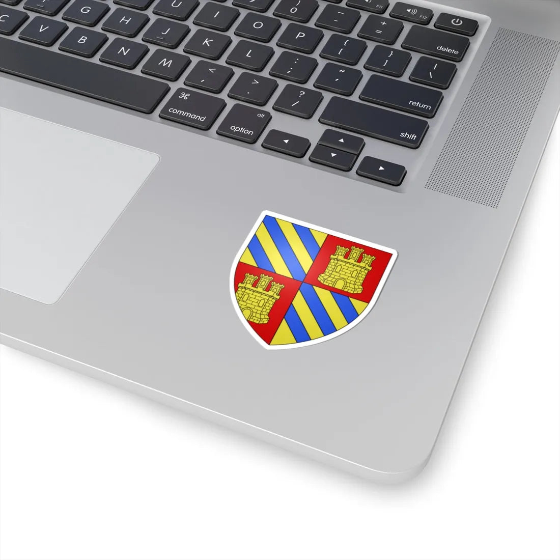 Blason famille fr Adhémar de Grignan (France) (Coat of Arms) STICKER Vinyl Kiss-Cut Decal - The Sticker Space