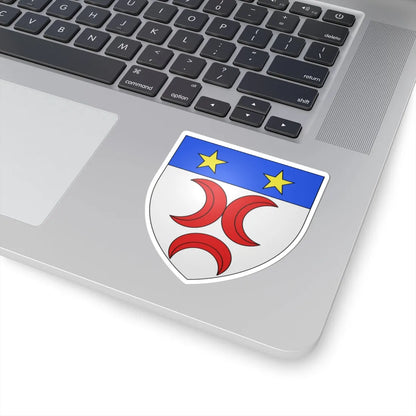 Blason famille fr AGERON (France) (Coat of Arms) STICKER Vinyl Kiss-Cut Decal - The Sticker Space