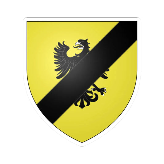 Blason famille fr Aimeri (France) (Coat of Arms) STICKER Vinyl Kiss-Cut Decal 2 Inch White - The Sticker Space