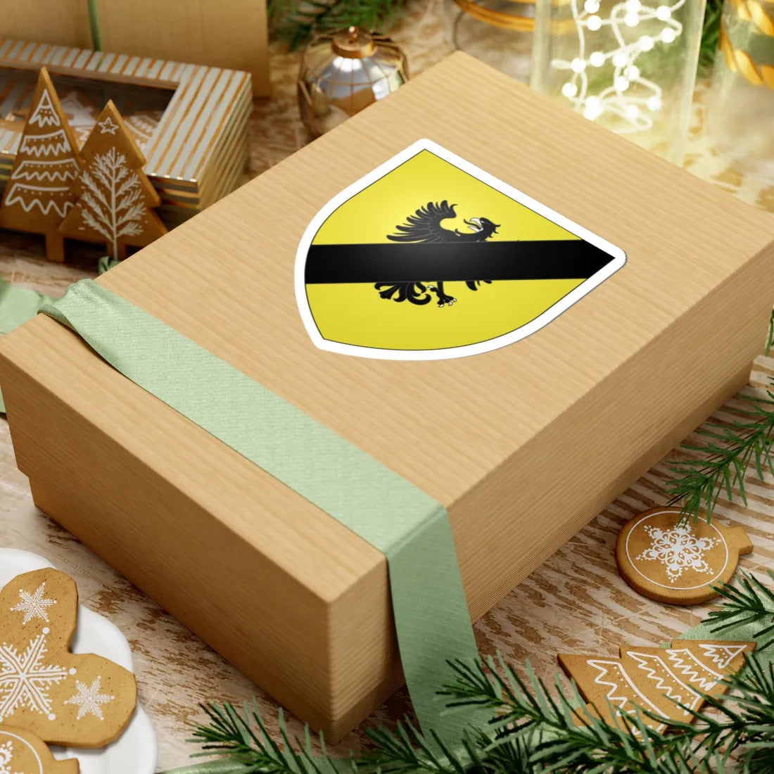 Blason famille fr Aimeri (France) (Coat of Arms) STICKER Vinyl Kiss-Cut Decal - The Sticker Space