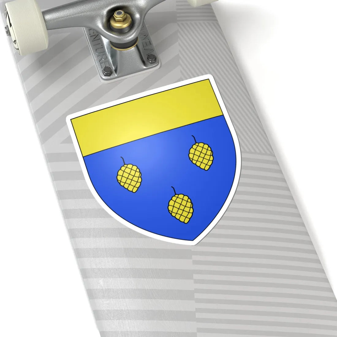 Blason famille fr Albignac (France) (Coat of Arms) STICKER Vinyl Kiss-Cut Decal - The Sticker Space