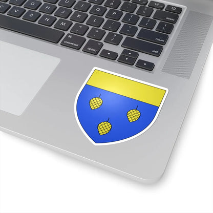 Blason famille fr Albignac (France) (Coat of Arms) STICKER Vinyl Kiss-Cut Decal - The Sticker Space