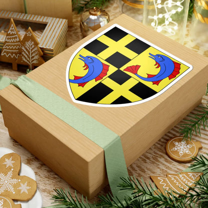 Blason famille fr Albon Restauration (France) (Coat of Arms) STICKER Vinyl Kiss-Cut Decal - The Sticker Space