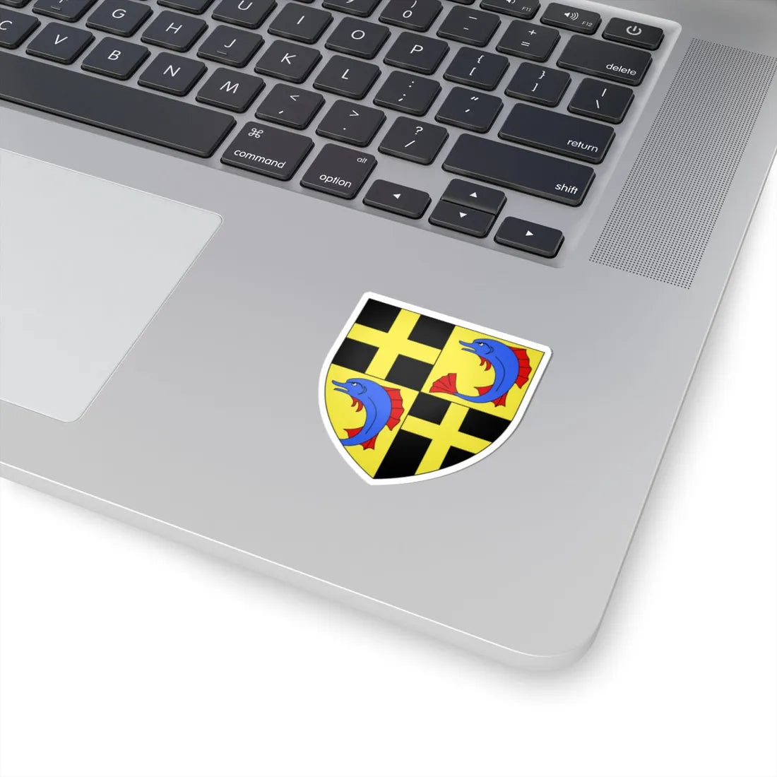 Blason famille fr Albon Restauration (France) (Coat of Arms) STICKER Vinyl Kiss-Cut Decal - The Sticker Space