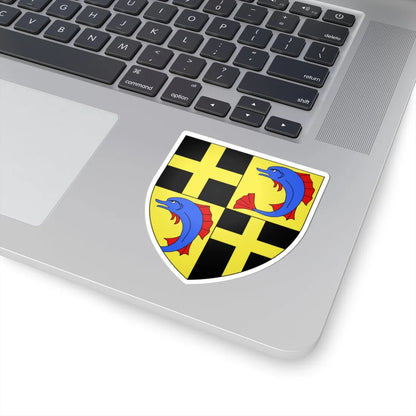 Blason famille fr Albon Restauration (France) (Coat of Arms) STICKER Vinyl Kiss-Cut Decal - The Sticker Space