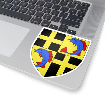 Blason famille fr Albon Restauration (France) (Coat of Arms) STICKER Vinyl Kiss-Cut Decal - The Sticker Space
