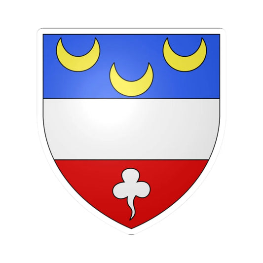 Blason famille fr Alexandre2 (France) (Coat of Arms) STICKER Vinyl Kiss-Cut Decal 2 Inch White - The Sticker Space