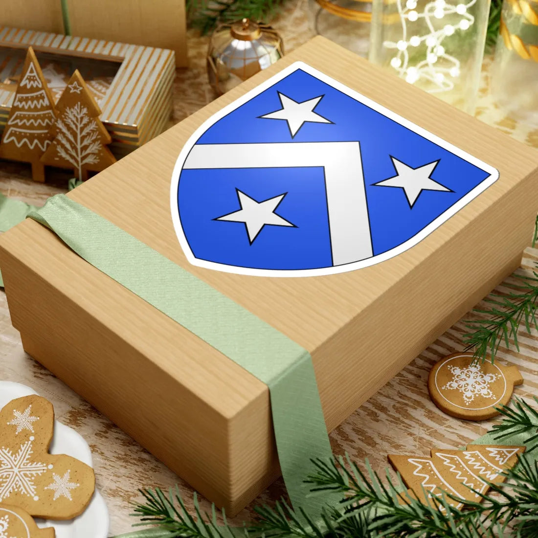 Blason famille fr Alixand Nivernais (France) (Coat of Arms) STICKER Vinyl Kiss-Cut Decal - The Sticker Space