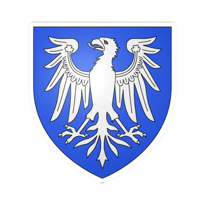 Blason famille fr Allier de La Fressange (France) (Coat of Arms) STICKER Vinyl Kiss-Cut Decal 2 Inch White - The Sticker Space