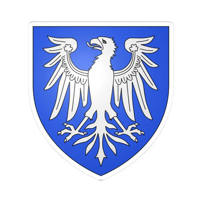 Blason famille fr Allier de La Fressange (France) (Coat of Arms) STICKER Vinyl Kiss-Cut Decal 3 Inch White - The Sticker Space