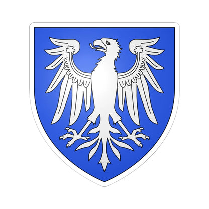 Blason famille fr Allier de La Fressange (France) (Coat of Arms) STICKER Vinyl Kiss-Cut Decal 6 Inch White - The Sticker Space