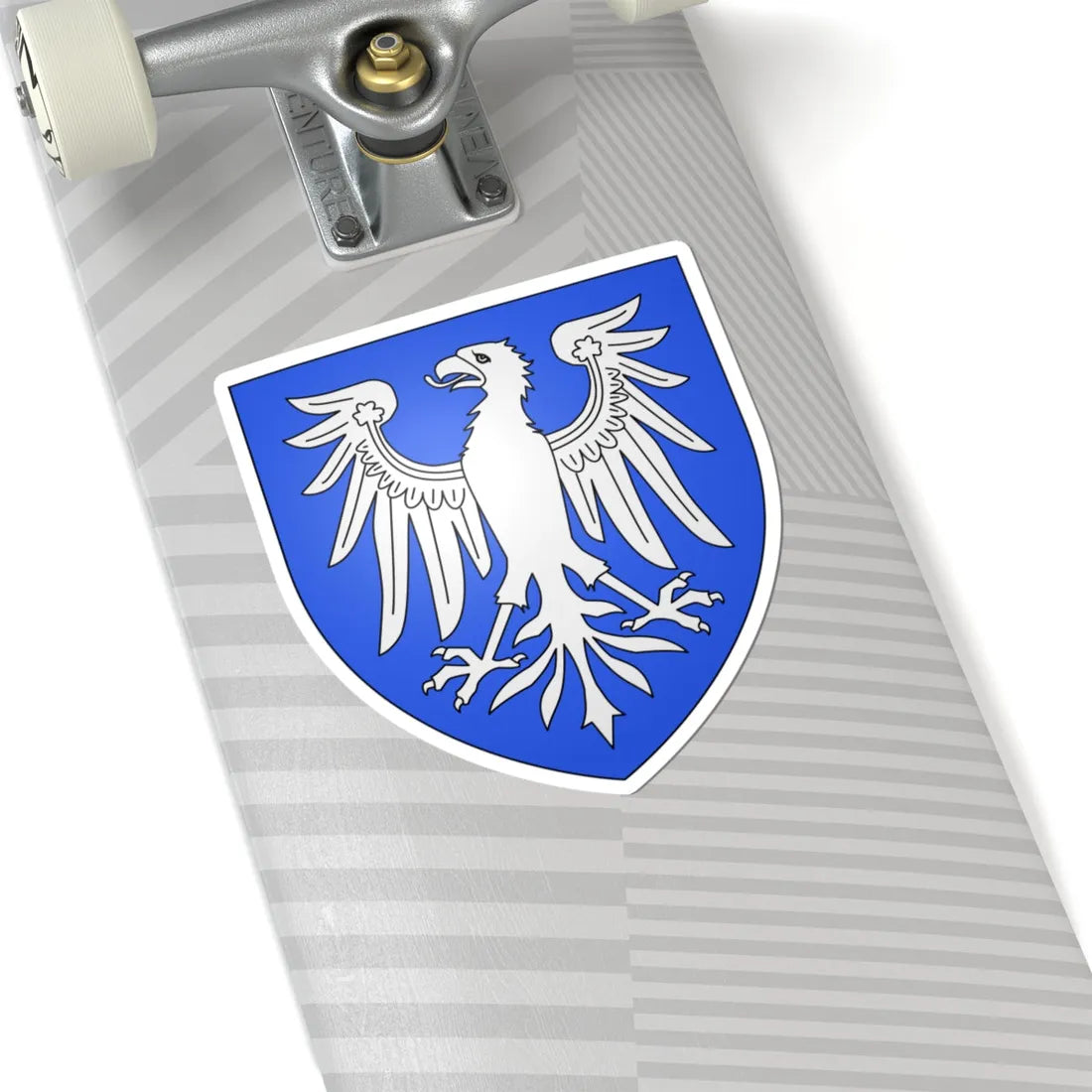 Blason famille fr Allier de La Fressange (France) (Coat of Arms) STICKER Vinyl Kiss-Cut Decal - The Sticker Space