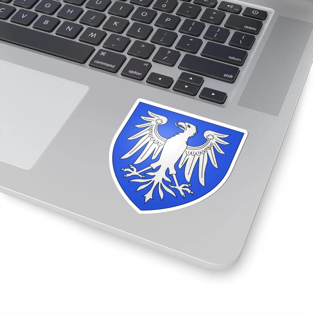 Blason famille fr Allier de La Fressange (France) (Coat of Arms) STICKER Vinyl Kiss-Cut Decal - The Sticker Space