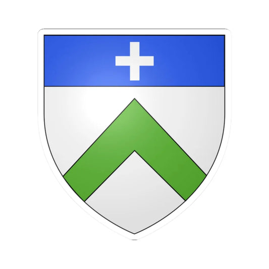 Blason famille fr ALLOIS (France) (Coat of Arms) STICKER Vinyl Kiss-Cut Decal 2 Inch White - The Sticker Space