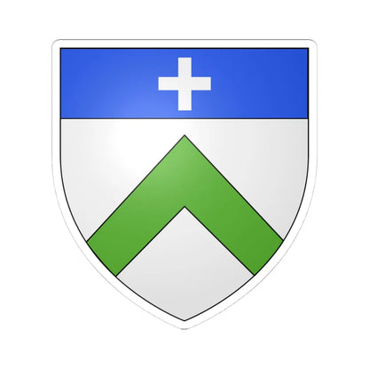 Blason famille fr ALLOIS (France) (Coat of Arms) STICKER Vinyl Kiss-Cut Decal 4 Inch White - The Sticker Space