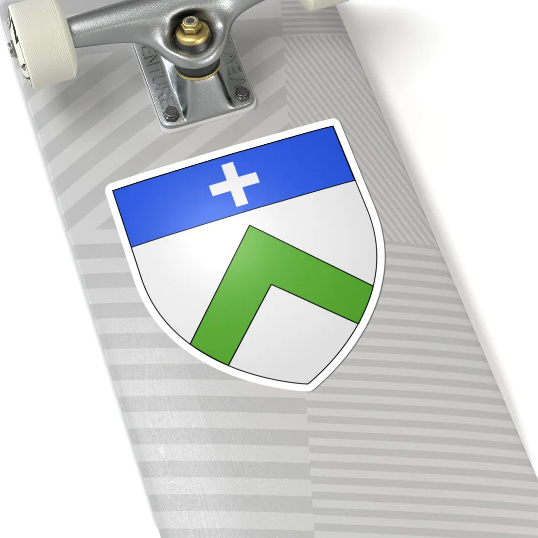 Blason famille fr ALLOIS (France) (Coat of Arms) STICKER Vinyl Kiss-Cut Decal - The Sticker Space