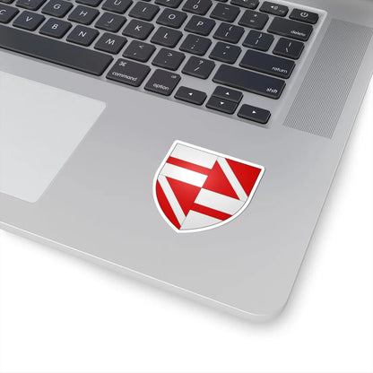 Blason famille fr Allory Nivernais (France) (Coat of Arms) STICKER Vinyl Kiss-Cut Decal - The Sticker Space