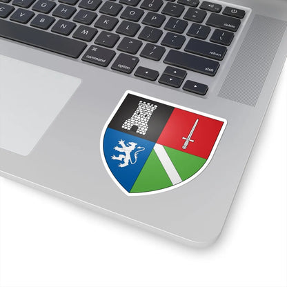 Blason famille fr ALMERAS-LATOUR (France) (Coat of Arms) STICKER Vinyl Kiss-Cut Decal - The Sticker Space