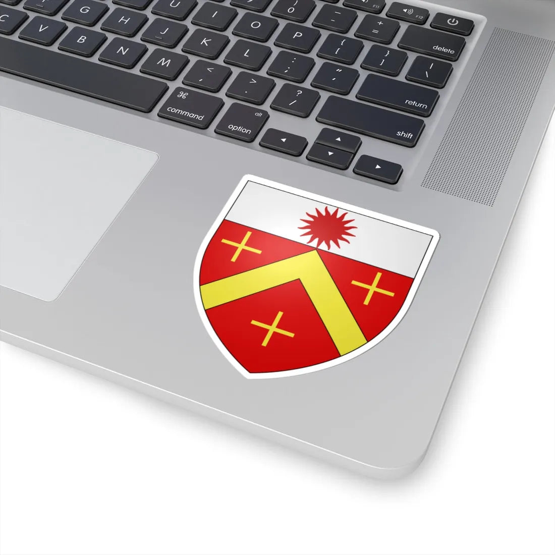 Blason famille fr ALRICS 2 (France) (Coat of Arms) STICKER Vinyl Kiss-Cut Decal - The Sticker Space